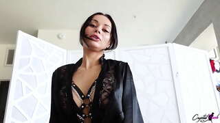 Sexy Femèl Deepthroat Gwo Kòk chante ak Pasyone Doggy Fucking jouk Cum nan Bouch